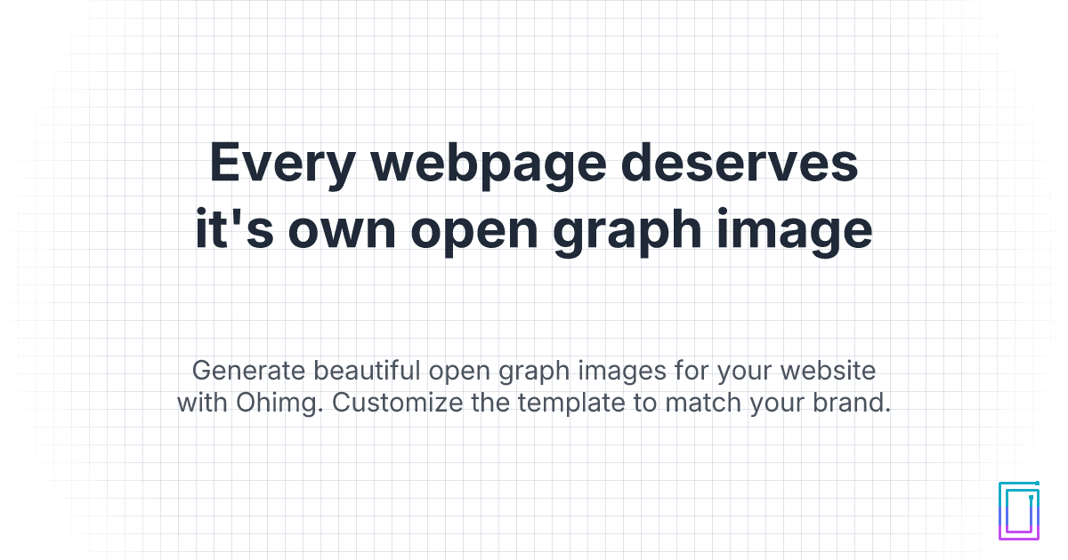 Generated OpenGraph image